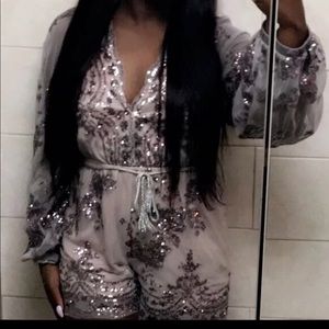 Sequin romper